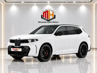 2027 BMW X5 M Sport Package Pro 3.0L Six-Cylinder Petrol Engine White Black SUV GCC Specs