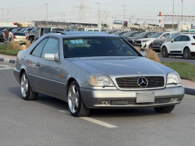 1994 Mercedes-Benz CL600 6.0-liter M120 V12 Petrol Engine Silver Black Coupe Clean Car