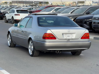 1994 Mercedes-Benz CL600 6.0-liter M120 V12 Petrol Engine Silver Black Coupe Clean Car