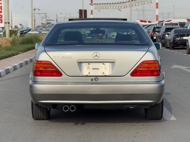 1994 Mercedes-Benz CL600 6.0-liter M120 V12 Petrol Engine Silver Black Coupe Clean Car