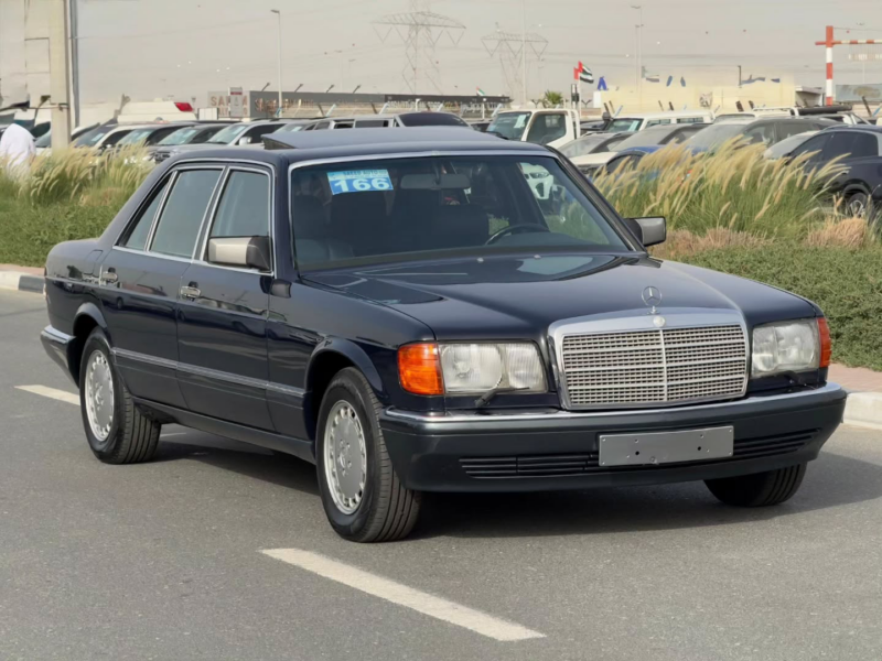 1991 Mercedes-Benz 560SEL 5.5 Litres 8 Cylinders Petrol Engine Black Sedan Neat and Clean Car