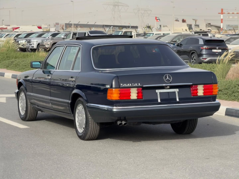 1991 Mercedes-Benz 560SEL 5.5 Litres 8 Cylinders Petrol Engine Black Sedan Neat and Clean Car