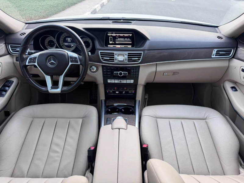 2015 Mercedes-Benz E300 3.5-liter V6 Petrol Engine White Beige Sedan NEAT AND CLEAN CAR