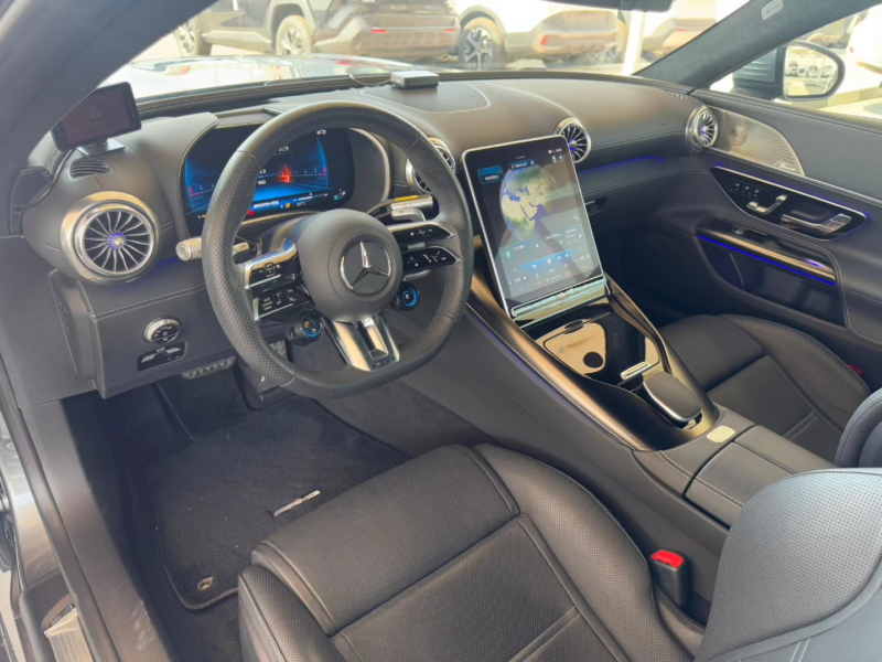 2023 Mercedes-Benz AMG SL 63 4.0-liter twin-turbocharged V8 Petrol Engine Grey Black Convertible