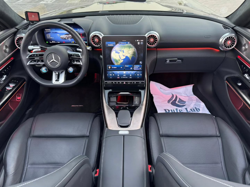 2023 Mercedes-Benz AMG SL 63 4.0-liter twin-turbocharged V8 Petrol Engine Black Convertible Clean Car