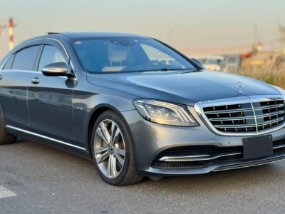 2018 Mercedes-Benz S 600 L 6.0-liter twin-turbocharged V12 Engine Grey Beige Sedan Clean Car