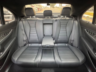 2021 Mercedes-Benz E350 2.0-liter turbocharged 4-cylinder Petrol Engine White Black Sedan