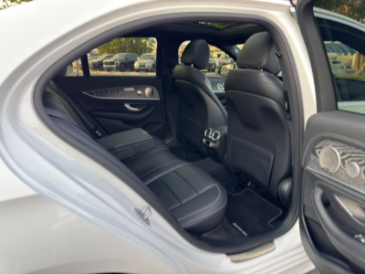 2021 Mercedes-Benz E350 2.0-liter turbocharged 4-cylinder Petrol Engine White Black Sedan