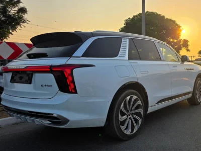 2025 Hongqi E-HS9 EV White-White Luxury Electric SUV European Specs Automatic 550 - 650 KM