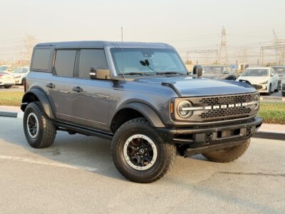 2021 FORD BRONCO 4X4 2.7 Litres 4 Cylinders Petrol Engine Grey Black SUV American Specs