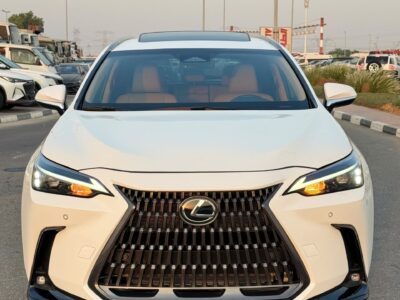 2025 LEXUS NX350 PREMIUM 2.4 Litres V4 Petrol Engine White Mustard SUV American Specs