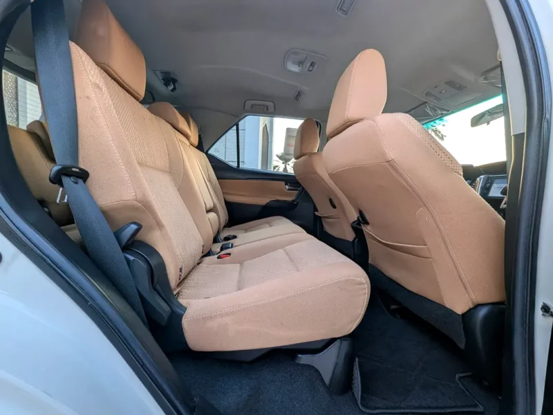 2022 Toyota Fortuner GX 2.8 Litres 4 Cylinders Diesel Engine White Beige SUV GCC Specs