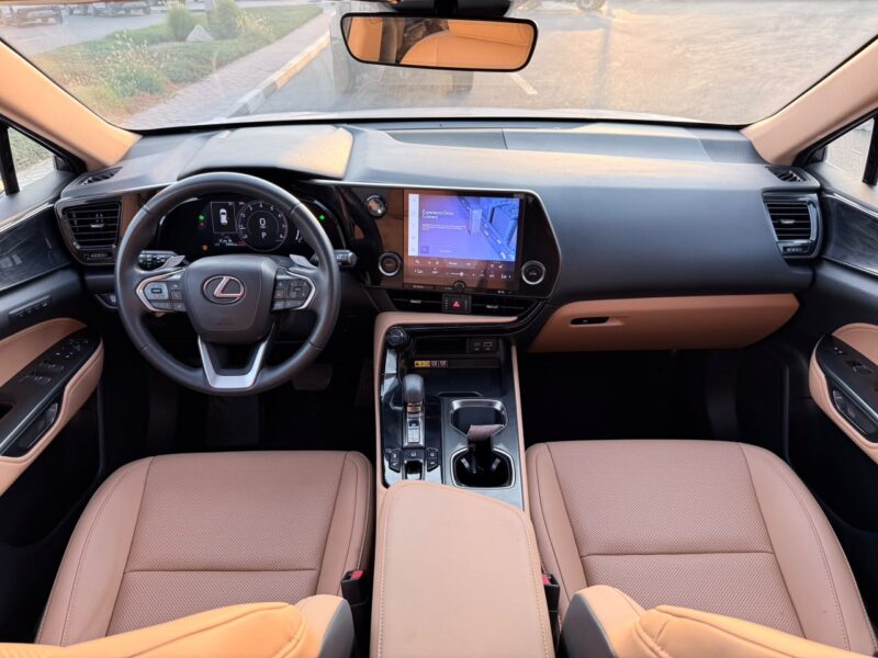 2025 LEXUS NX350 PREMIUM 2.4 Litres V4 Petrol Engine White Mustard SUV American Specs