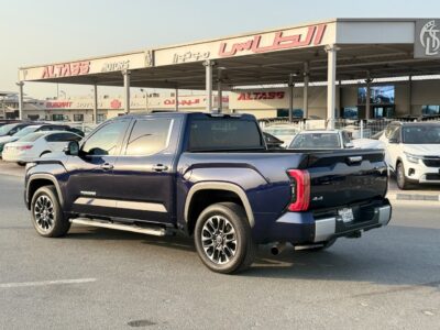 2023 TOYOTA TUNDRA LIMITED 4x4 3.4L V6 Cylinders Petrol Engine Dark Blue Black Pickup Truck