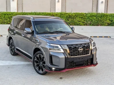 2014 Nissan Patrol NISMO Facelifted 2024 5.6 Litres V8 Petrol Engine Grey Beige SUV GCC Specs