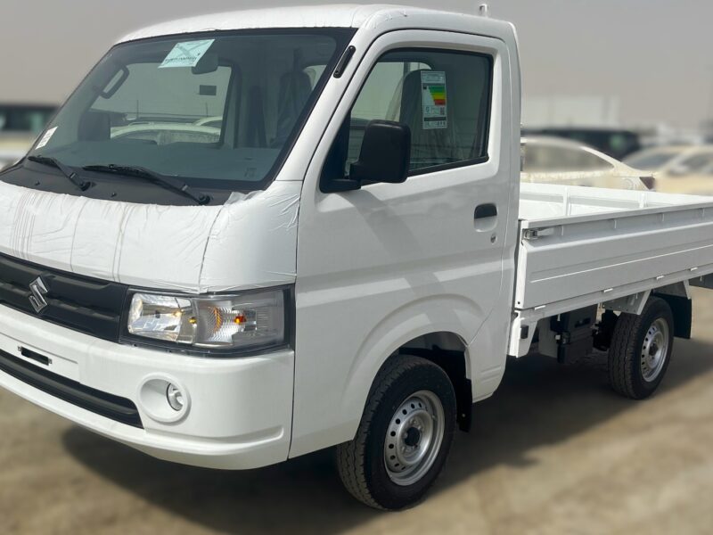 2027 Suzuki Carry 1.5L Four-Cylinder Petrol Engine White Black Pickup Truck GCC Specs