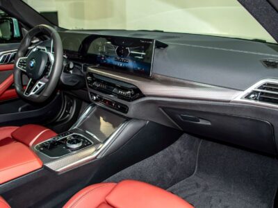 2027 BMW 420i Luxury M Sport Package 2.0L Four-Cylinder Petrol Grey Red Coupe RWD