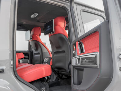 2026 Mercedes-Benz AMG G 63 4.0 Litres V8 Biturbo Petrol Engine Nardo Grey Black-Red SUV