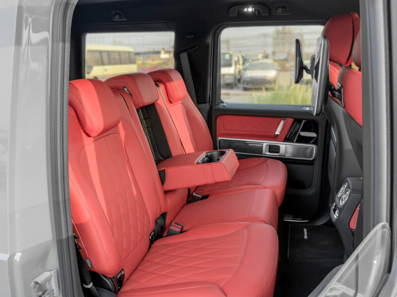 2026 Mercedes-Benz AMG G 63 4.0 Litres V8 Biturbo Petrol Engine Nardo Grey Black-Red SUV