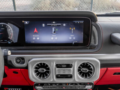 2026 Mercedes-Benz AMG G 63 4.0 Litres V8 Biturbo Petrol Engine Nardo Grey Black-Red SUV