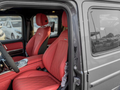 2026 Mercedes-Benz AMG G 63 4.0 Litres V8 Biturbo Petrol Engine Chino Grey Black-Red SUV
