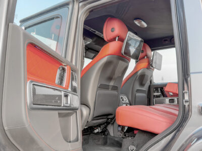 2026 Mercedes-Benz AMG G 63 4.0 Litres V8 Biturbo Petrol Engine Chino Grey Black-Red SUV