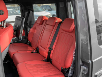 2026 Mercedes-Benz AMG G 63 4.0 Litres V8 Biturbo Petrol Engine Chino Grey Black-Red SUV