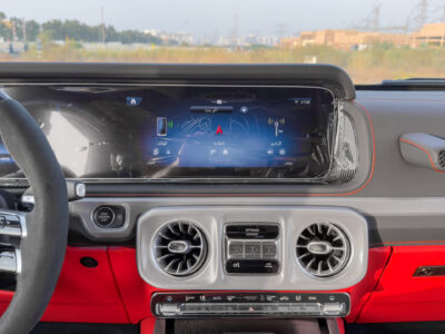 2026 Mercedes-Benz AMG G 63 4.0 Litres V8 Biturbo Petrol Engine Chino Grey Black-Red SUV