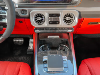 2026 Mercedes-Benz AMG G 63 4.0 Litres V8 Biturbo Petrol Engine Chino Grey Black-Red SUV