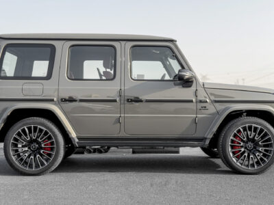2026 Mercedes-Benz AMG G 63 4.0 Litres V8 Biturbo Petrol Engine Nardo Grey Black-Red SUV