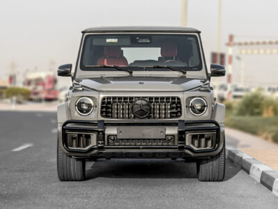 2026 Mercedes-Benz AMG G 63 4.0 Litres V8 Biturbo Petrol Engine Nardo Grey Black-Red SUV