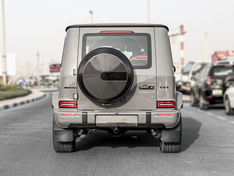 2026 Mercedes-Benz AMG G 63 4.0 Litres V8 Biturbo Petrol Engine Nardo Grey Black-Red SUV