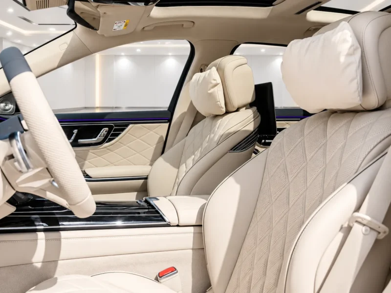 2027 MERCEDES-BENZ S 580 LONG FACELIFT 4.0L twin-turbo V8 4MATIC Black Beige Sedan