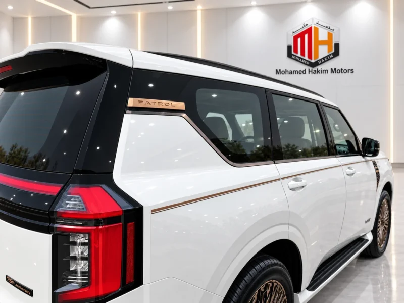 2027 Nissan Patrol LE Platinum 3.5L V6 Twin Turbo 4WD White Maroon SUV GCC Specs