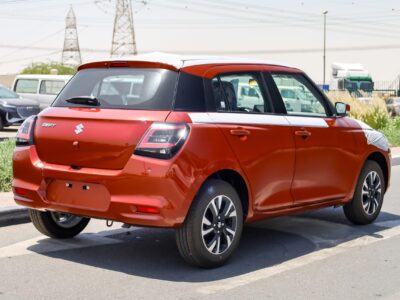 2027 Suzuki Swift GLX 1.2 Litres 3 Cylinder Hybrid Engine Orange Black Hatchback GCC Specs