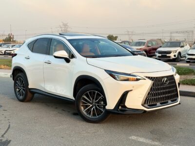 2025 LEXUS NX350 PREMIUM 2.4 Litres V4 Petrol Engine White Mustard SUV American Specs