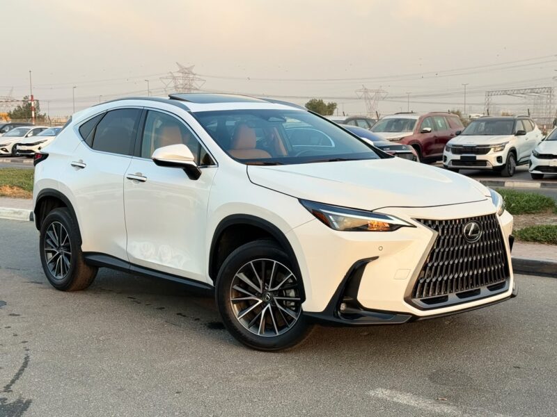 2025 LEXUS NX350 PREMIUM 2.4 Litres V4 Petrol Engine White Mustard SUV American Specs