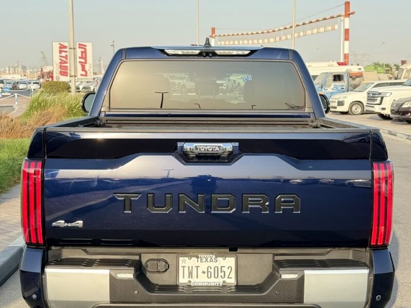2023 TOYOTA TUNDRA LIMITED 4x4 3.4L V6 Cylinders Petrol Engine Dark Blue Black Pickup Truck