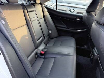 2014 LEXUS IS 250 2.5 Litres V6 Cylinders Petrol Engine White Black Sedan American Specs