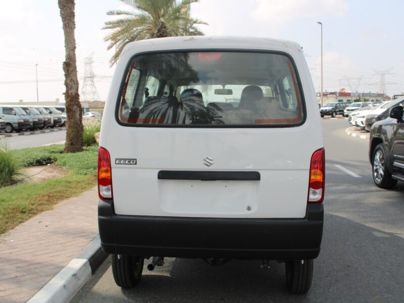 2027 Suzuki EECO 1.2L Four-Cylinder Petrol Engine White Black Compact Commercial Van