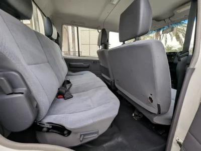 2018 Toyota Land Cruiser 70 Series LC 79 LX 4.5L V8 Diesel Engine White Beige Pickup Truck