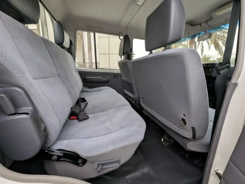2018 Toyota Land Cruiser 70 Series LC 79 LX 4.5L V8 Diesel Engine White Beige Pickup Truck