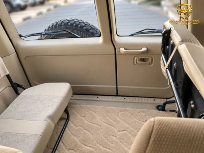 2007 Toyota Land Cruiser GX 4.5 Litres 6 Cylinders Petrol Engine Blue Beige SUV GCC Specs