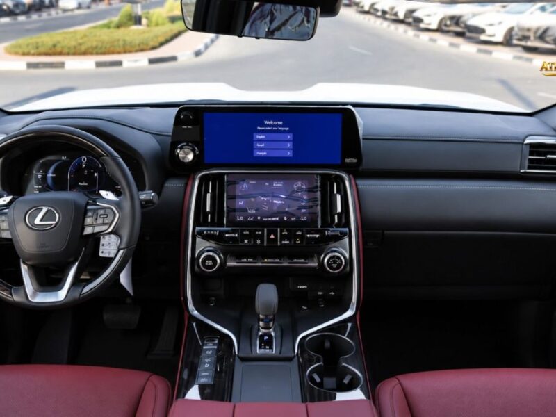 2026 Lexus LX700h SIGNATURE 3.5 Litres 6 Cylinders Hybrid Engine White Red SUV GCC Specs
