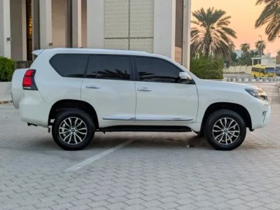 2011 Toyota Prado TXL Facelifted 2023 2.7L 4-Cylinder Petrol Engine White Red SUV GCC Specs