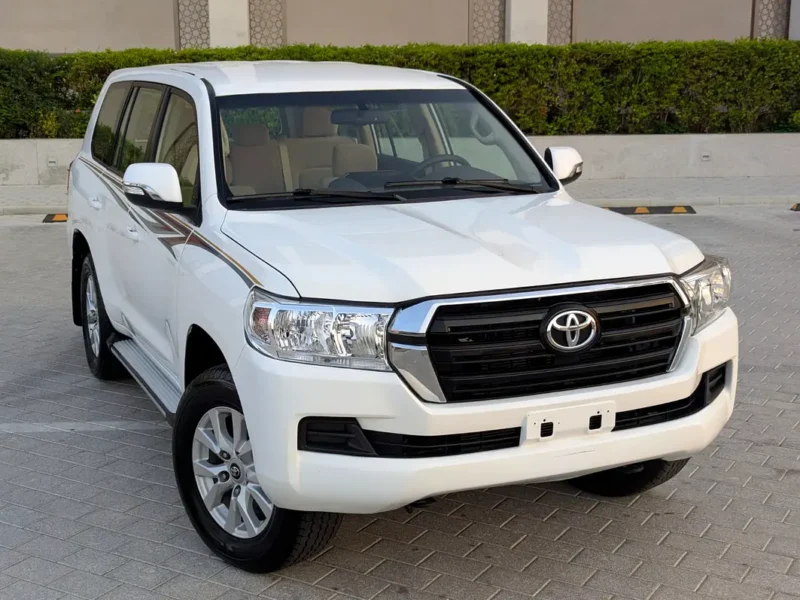 2018 Toyota Land Cruiser GX 4.0 Litres V6 Petrol Engine White Beige SUV GCC Specs