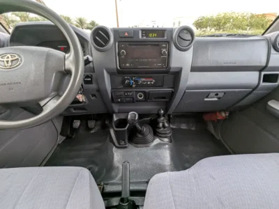 2018 Toyota Land Cruiser 70 Series LC 79 LX 4.5L V8 Diesel Engine White Beige Pickup Truck