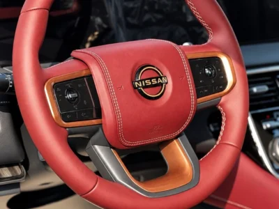 2027 Nissan Patrol 75th Anniversary 3.5-liter twin-turbocharged V6 Engine Black Red SUV GCC