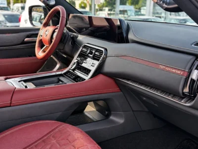 2027 Nissan Patrol 75th Anniversary 3.5-liter twin-turbocharged V6 Engine Black Red SUV GCC