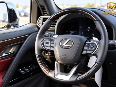 2026 Lexus LX700h SIGNATURE 3.5 Litres 6 Cylinders Hybrid Engine White Red SUV GCC Specs